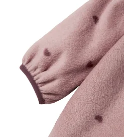 Fleecedragt - NmnSpektra - Woodrose m. Hjerter|Name It Discount