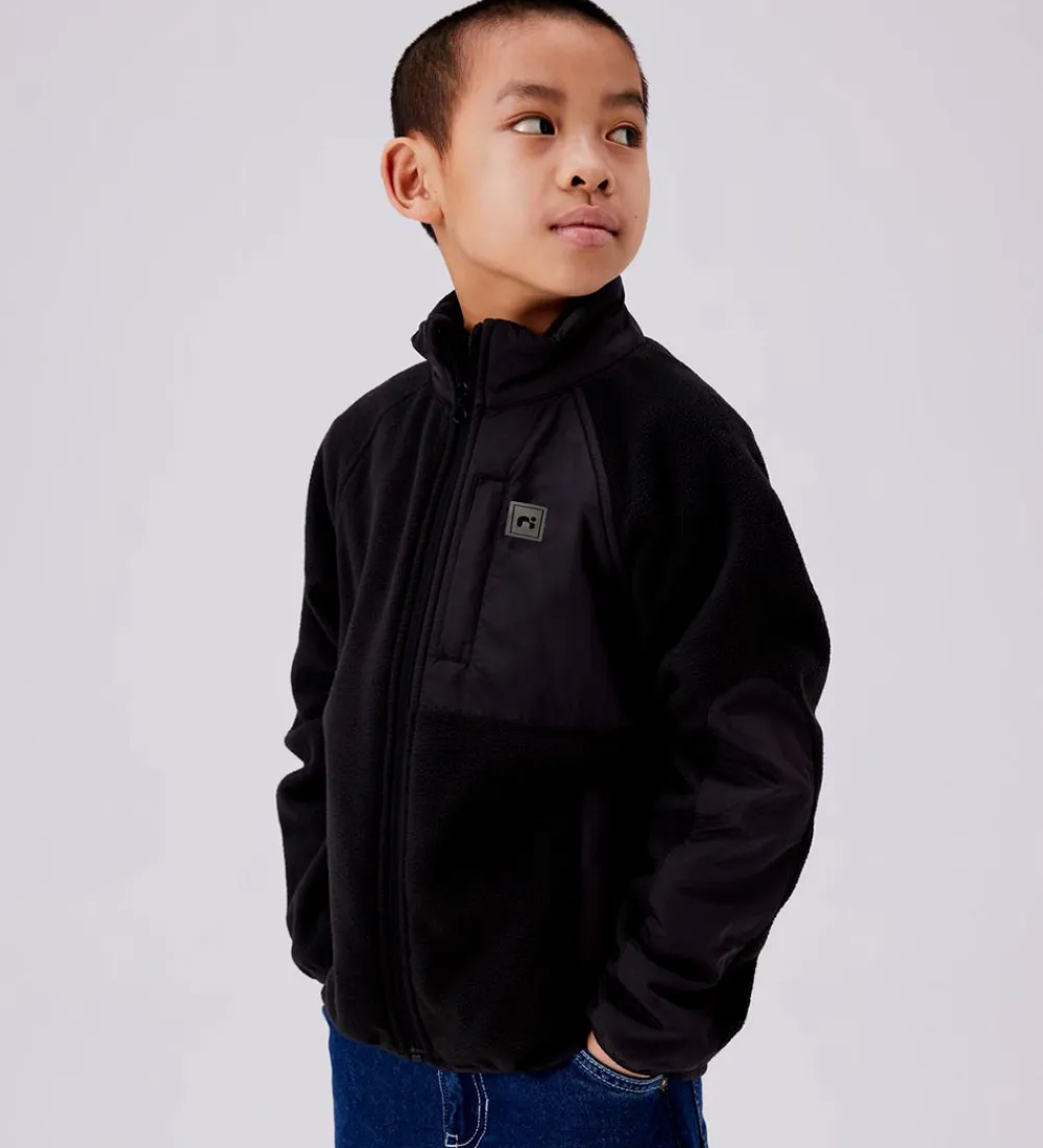 Fleecejakke - Noos - NknMyles - Sort|Name It Sale