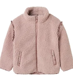 Fleecejakke - Teddy - NmfMinna - Violet Ice|Name It Sale