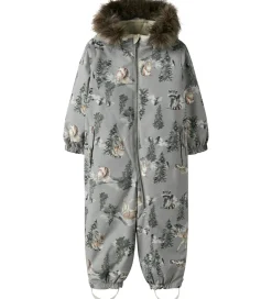 Flyverdragt - NmnSnow10 - Ultimate Grey/Woodland|Name It Hot