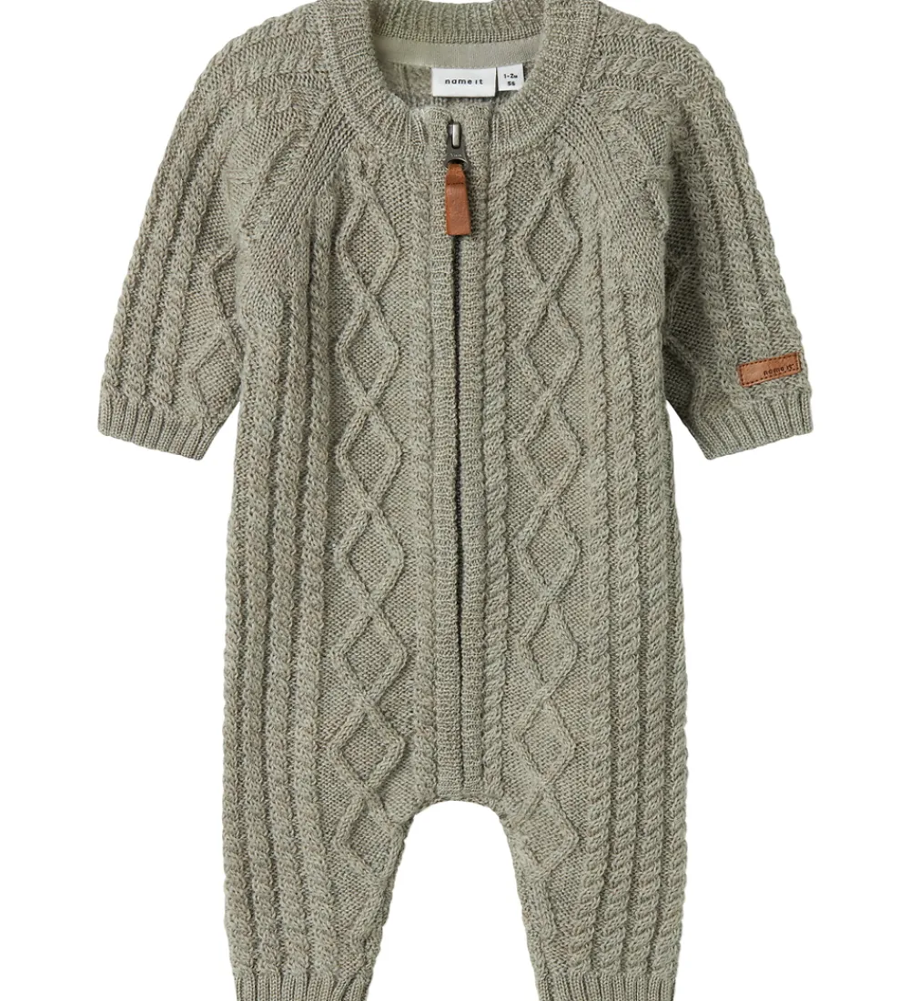 Heldragt - Uld - Strik - NbmWrilla - Dried Sage|Name It Clearance