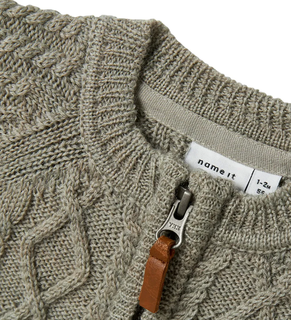 Heldragt - Uld - Strik - NbmWrilla - Dried Sage|Name It Clearance