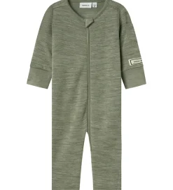 heldragt - Uld/Viskose - NbmWyla - Dried Sage|Name It Hot