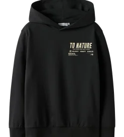 Hættetrøje - NkmLaurel - Black|Name It Sale