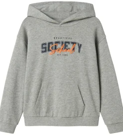 Hættetrøje - NkmLucas - Grå Meleret|Name It Outlet