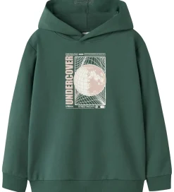 Hættetrøje - NkmVugo - Bistro Green/ Urban|Name It New