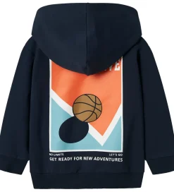 Hættetrøje - NmmKelvin - Navy Blazer m. Print|Name It Outlet