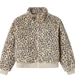 Jakke - Imiteret Pels - NkfMila - Oxford Tan/Leo|Name It Sale