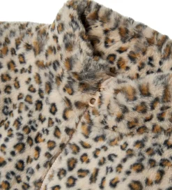 Jakke - Imiteret Pels - NkfMila - Oxford Tan/Leo|Name It Sale