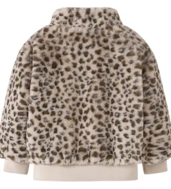 Jakke - Imiteret Pels - NmfMila - Oxford Tan/Leo|Name It Clearance