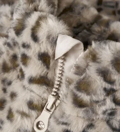 Jakke - Imiteret Pels - NmfMila - Oxford Tan/Leo|Name It Clearance