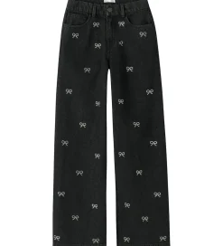 Jeans - NkfRose - Dark Grey Denim m. Sløjfer|Name It Sale