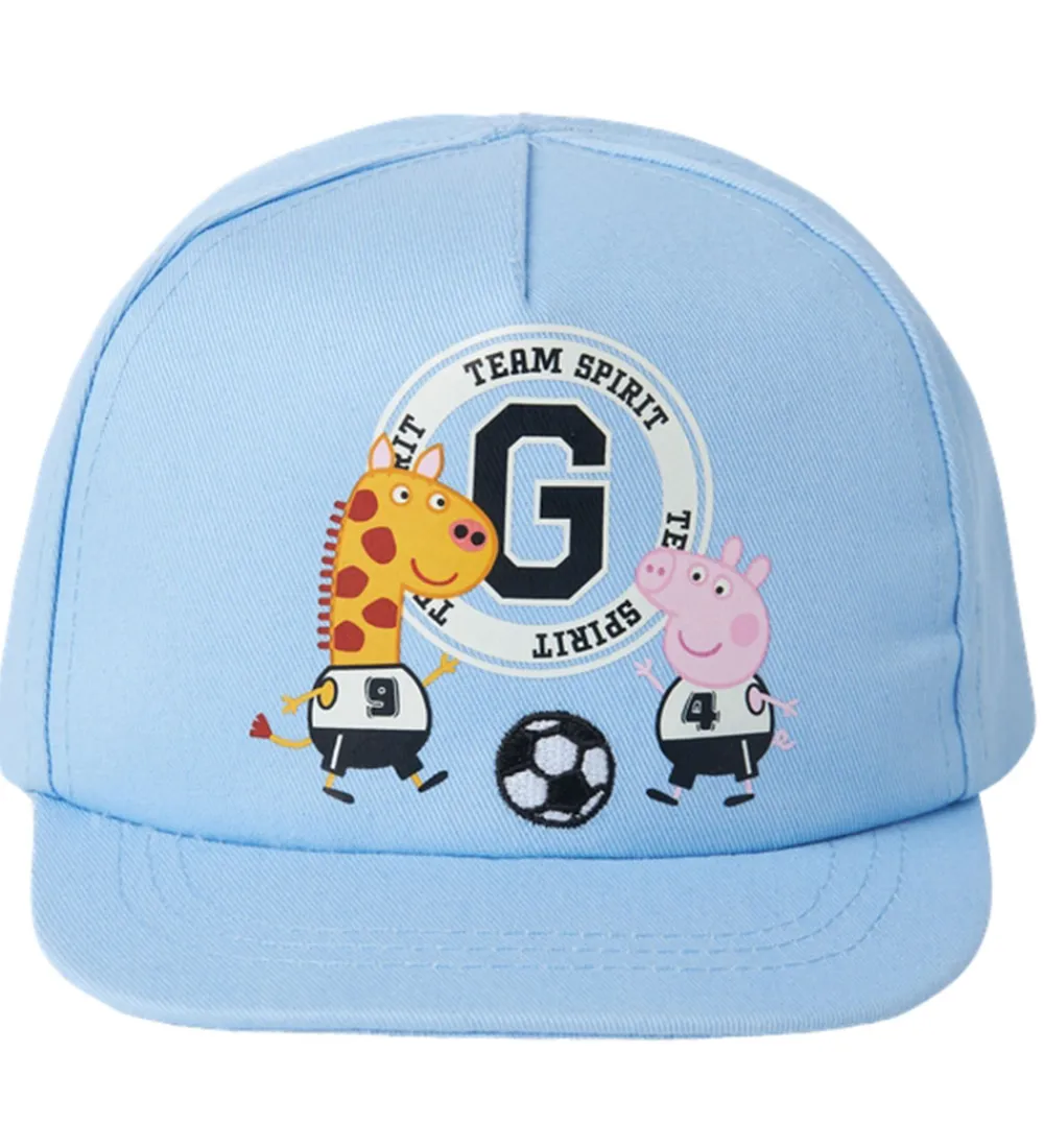 Kasket - NmmMisael Peppa Pig - Chambray Blue|Name It Sale