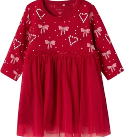 Kjole - NbfRi - Jester Red|Name It Clearance