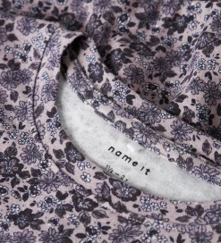 Kjole - NmfOalia - Burnished Lilac m. Blomster|Name It New