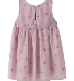 Kjole - NmfVabos - Keepsake Lilac/Bows|Name It Hot