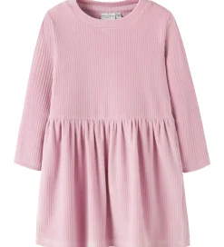 Kjole - NmfVeloa - Velour - Keepsake Lilac|Name It Best