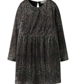 Kjole - Plissé - NkfRisaring - Seal Brown/Leo|Name It Online