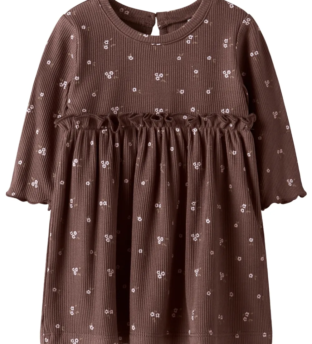 Kjole - Rib - NbfSoho - Peppercorn|Name It