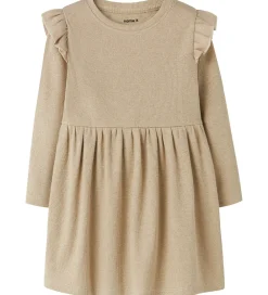 Kjole - Rib - NmfSiclo - Glitter - Cement|Name It New