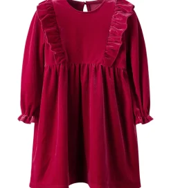 Kjole - Velour - NmfRinne - Jester Red|Name It New