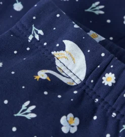 Leggings - NmfDavina - AOP - Beacon Blue/Swans|Name It New