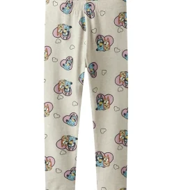 Leggings - NmfNessa - Bluey - Peyote Melange|Name It New