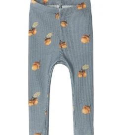 Leggings - Rib - NbmOlyan - Tradewinds m. Agern|Name It Hot