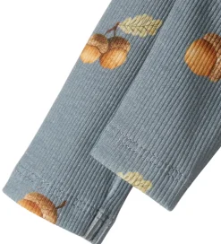 Leggings - Rib - NbmOlyan - Tradewinds m. Agern|Name It Hot