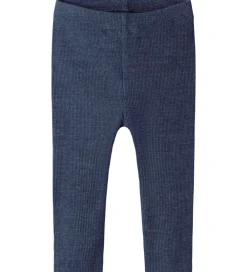 Leggings - Rib - NbnKab - Vintage Indigo/Melange|Name It New