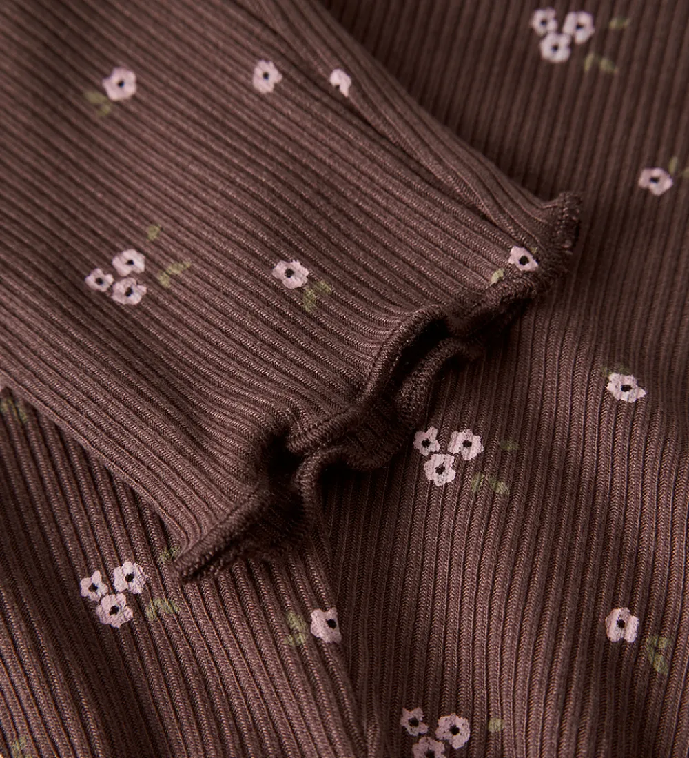 Leggings - Rib - NbfSoho - Peppercorn|Name It Sale