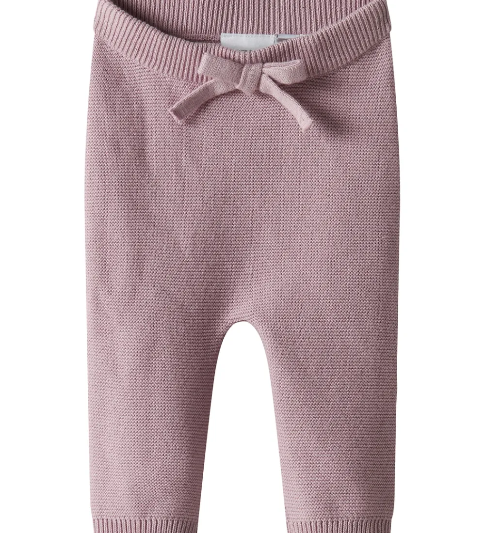 Leggings - Strik - NbfOda - Keepsake Lilac|Name It New