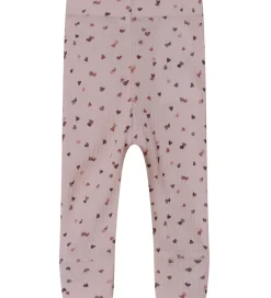Leggings - Uld/Modal - Rib - NbfWomi - Shadow Gray/Dots|Name It Best