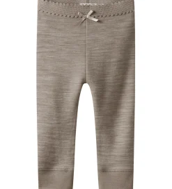 Leggings - Uld/Viskose - NbfWyla - Satellite|Name It Outlet