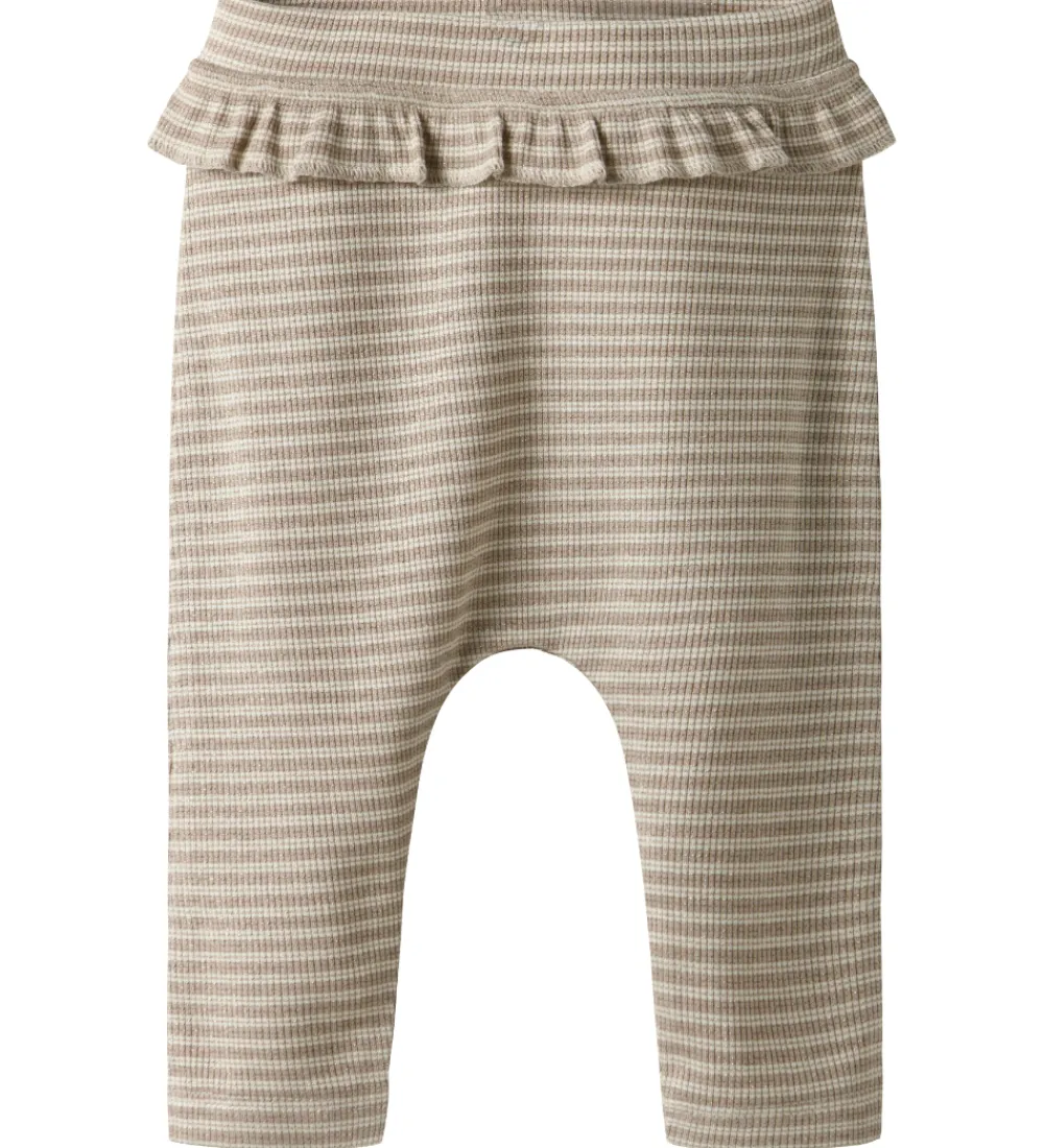 Leggings - Viskose - NbfSister - Cloud Dancer|Name It Hot