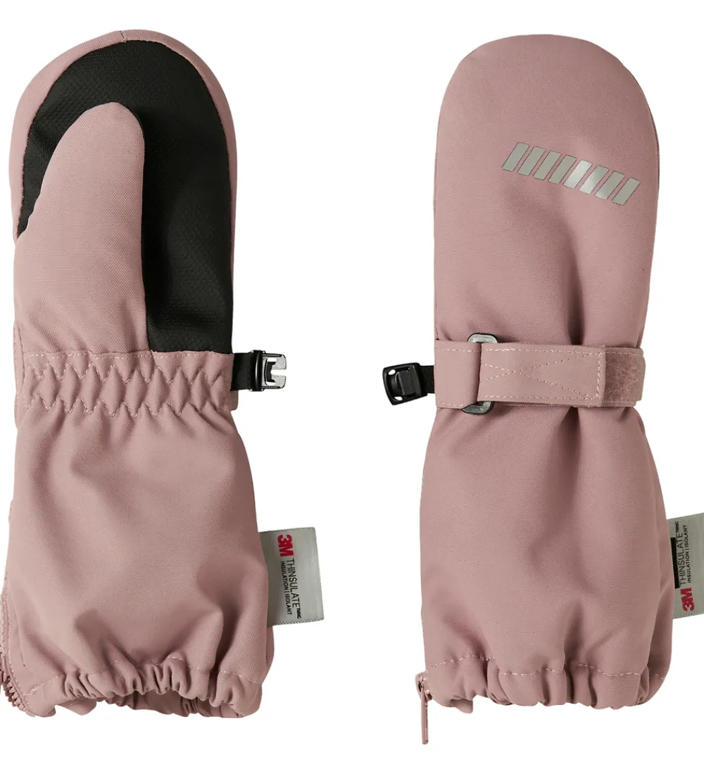 Luffer m. Fleece - NmnSnow10 - Woodrose m. Lynlås|Name It Sale