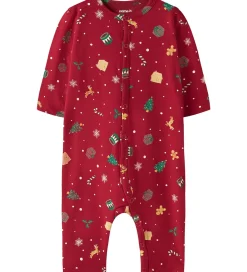 Natdragt - NbnVismas - Jester Red/Xmas AOP Red|Name It