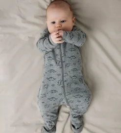 Natdragt - Noos - 2-pak - NbmNightsuit - Grey Melange|Name It New