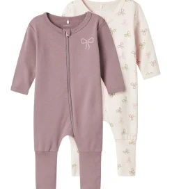 Natdragt - Noos - 2-pak - NbfNightsuit - Barely Pink|Name It Sale