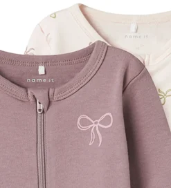 Natdragt - Noos - 2-pak - NbfNightsuit - Barely Pink|Name It Sale