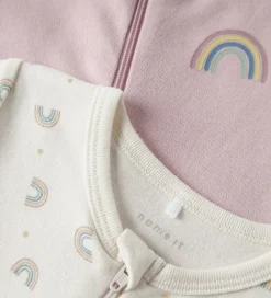 Natdragt - 2-pak - Noos - NbfNightsuit - Jet Stream/W/Bu|Name It Sale