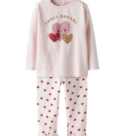 Nattøj - 2-delt - NmfRagna - Mauve Morn m. Print|Name It Clearance