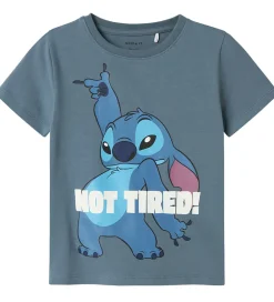 Nattøj - 2-delt - NmmArush - Stitch - Blue Mirage|Name It Clearance