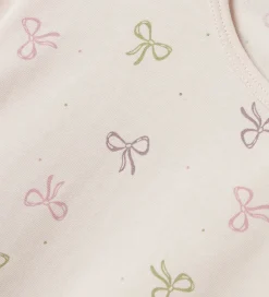 Nattøj - 2-Delt - Noos - NkfNightset - Barely Pink/Bows|Name It Outlet