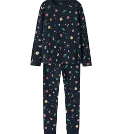 Nattøj - NknVismas - Navy Blazer/Xmas AOP Navy|Name It Sale