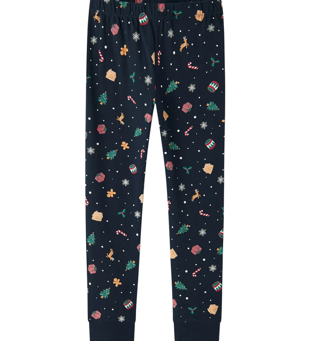 Nattøj - NknVismas - Navy Blazer/Xmas AOP Navy|Name It Sale