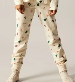 Nattøj - NknVismas - Whitecap Gray/Xmas AOP|Name It Online