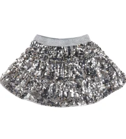 Nederdel - NkfRiscing - Silver m. Palietter|Name It Hot