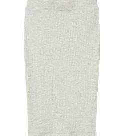 Nederdel - Rib - NkfHeljaya - Light Grey Melange|Name It Online