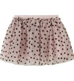 Nederdel - Tyl - NmfNea - Burnished Lilac m. Hjerter|Name It Outlet